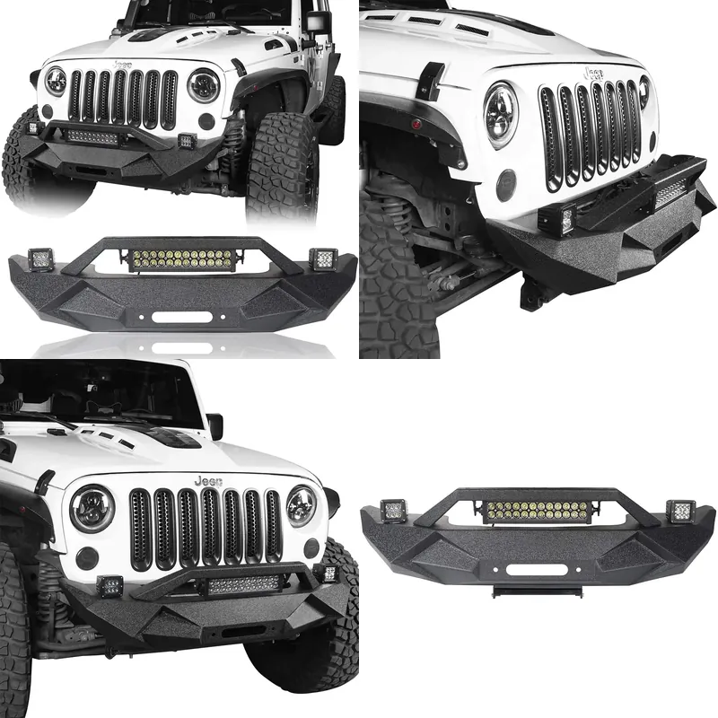 Winch Bumper Mount Plate - for Jeep Wrangler JK JL Blade