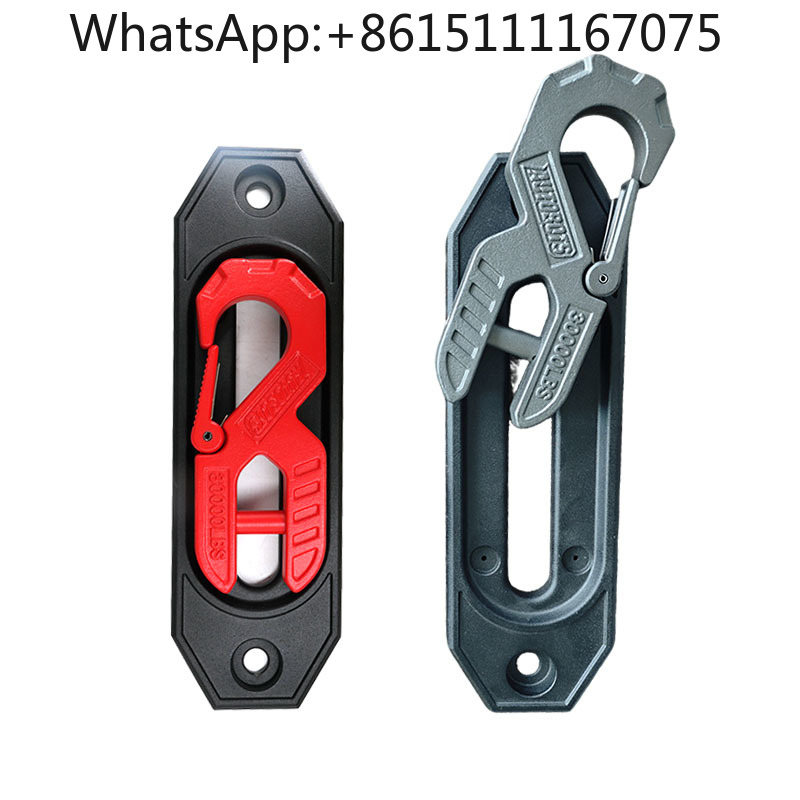 Winch Fairlead Hawse Aluminum - 4WD Off-Road Winch Roller Fairlead Shackle