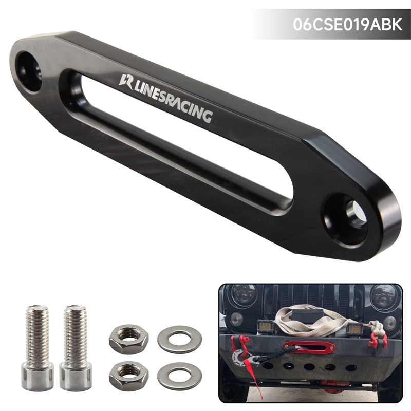 Winch Fairlead Hawse Aluminum - Winch Rope 6061 CNC Aluminum 10''