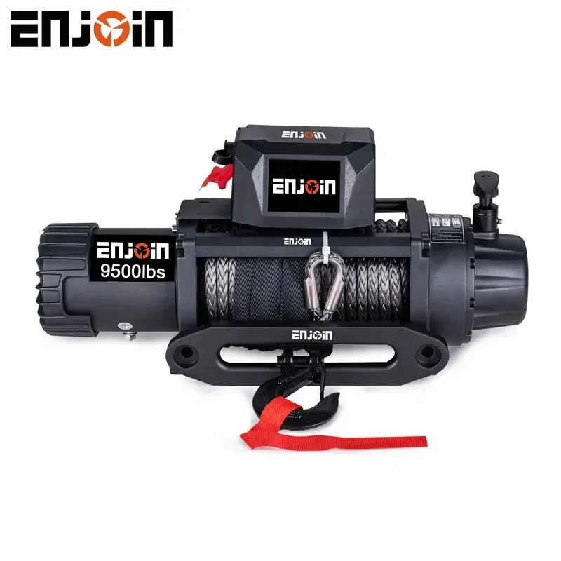 Winch 9500Lb Electric 12V - ENJOIN 2021 Best Selling 12V SyntheticRope