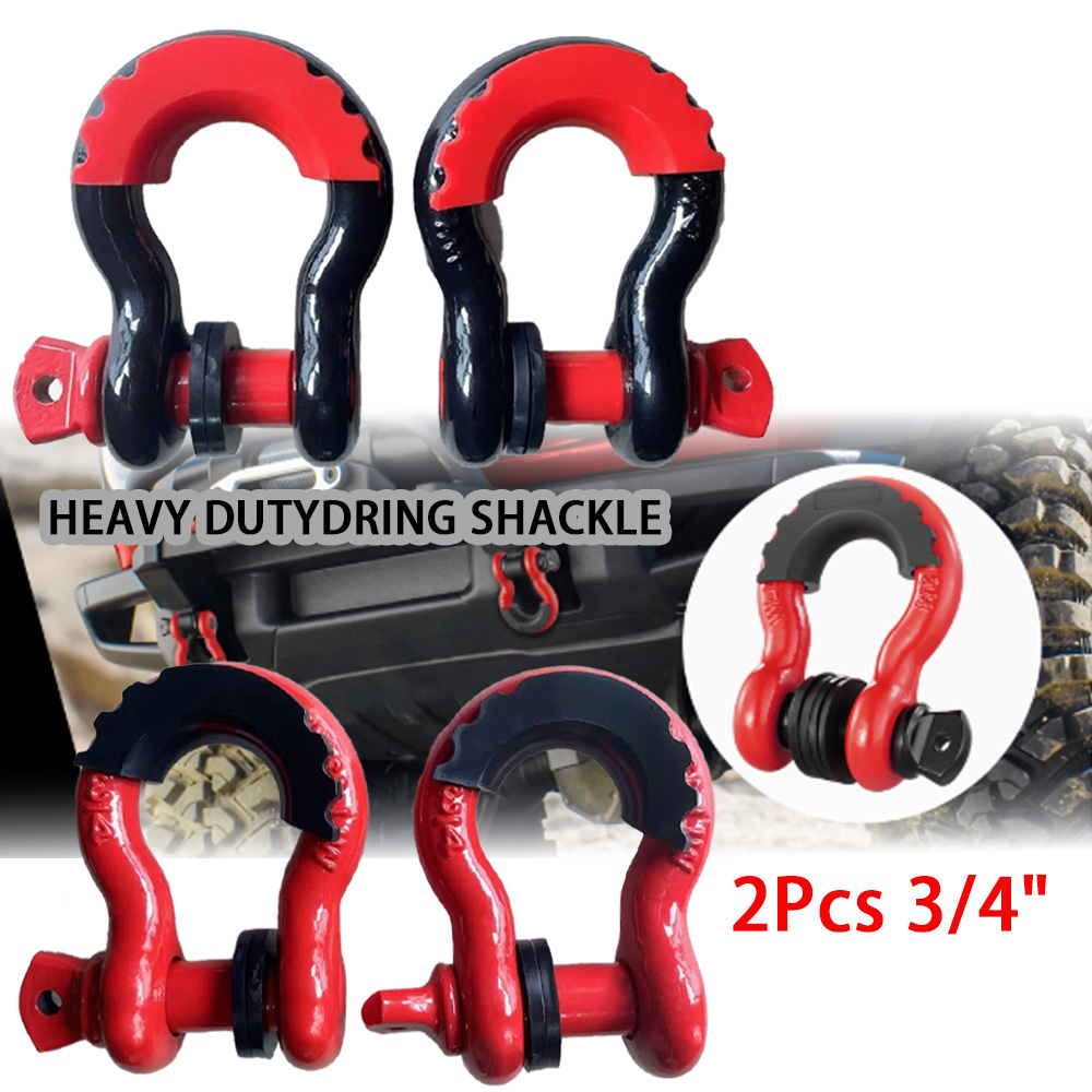D Ring Shackle 3/4 - 2Pcs D-Ring Shackle 62832lbs 3/4