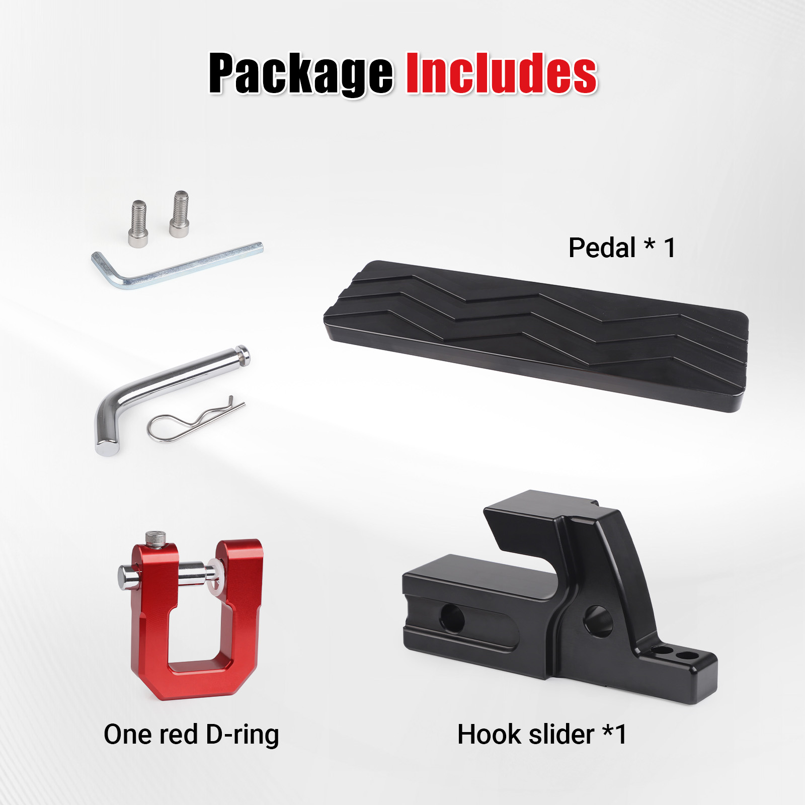 Bumper Step Hitch Slider With  - D Ring Shackle 3/4 recension och pris