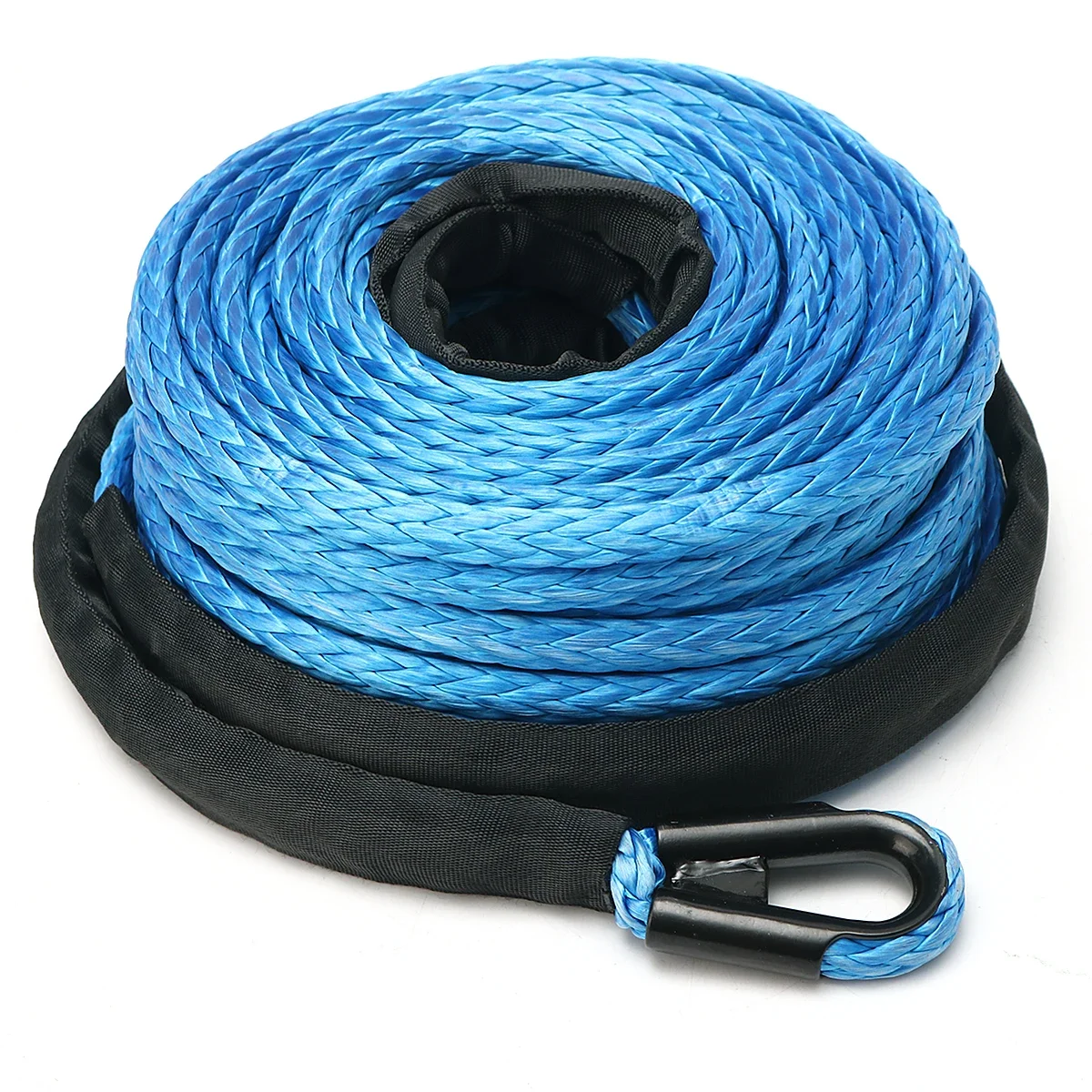 Blue Synthetic Winch Rope 10mm - Winch Fairlead Hawse Aluminum recension och pris