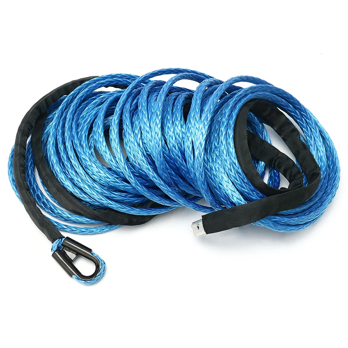 Blue Synthetic Winch Rope 10mm - Winch Fairlead Hawse Aluminum recension och pris