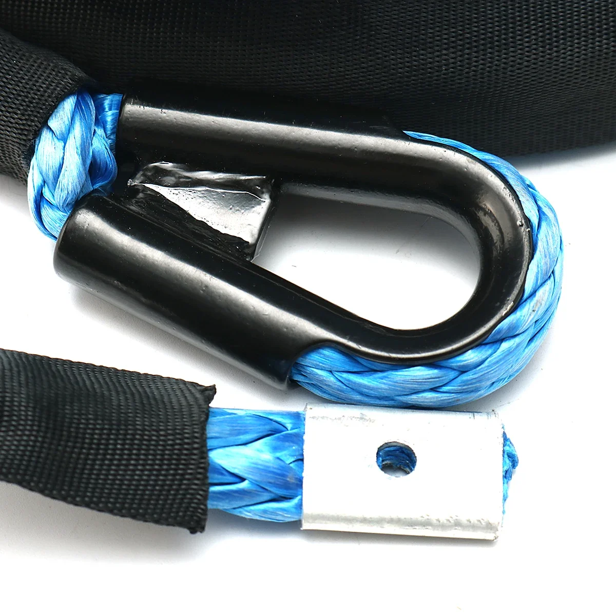 Blue Synthetic Winch Rope 10mm - Winch Fairlead Hawse Aluminum recension och pris