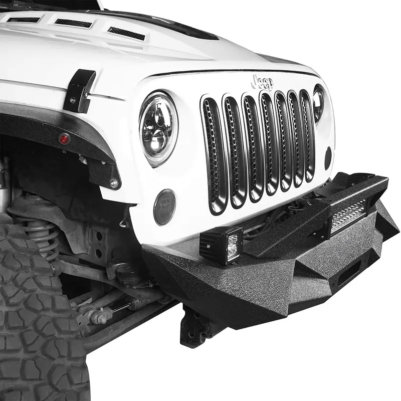 for Jeep Wrangler JK JL Blade  - Winch Bumper Mount Plate recension och pris