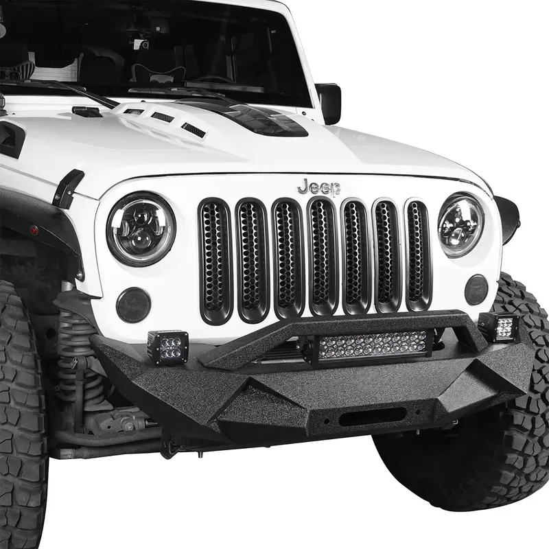 for Jeep Wrangler JK JL Blade  - Winch Bumper Mount Plate recension och pris