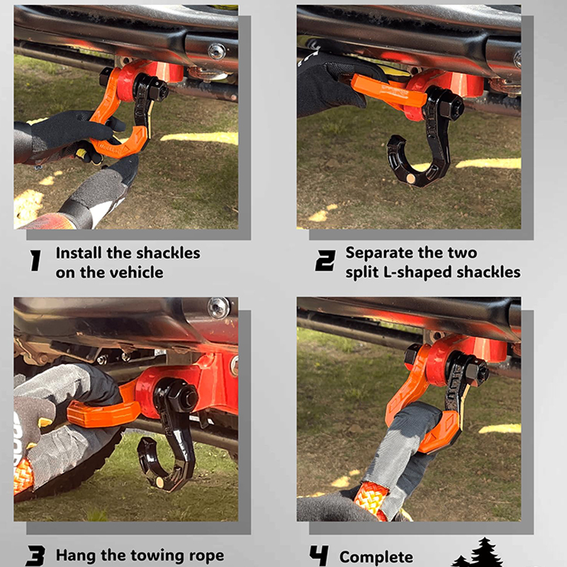 D Ring Shackles 3/4