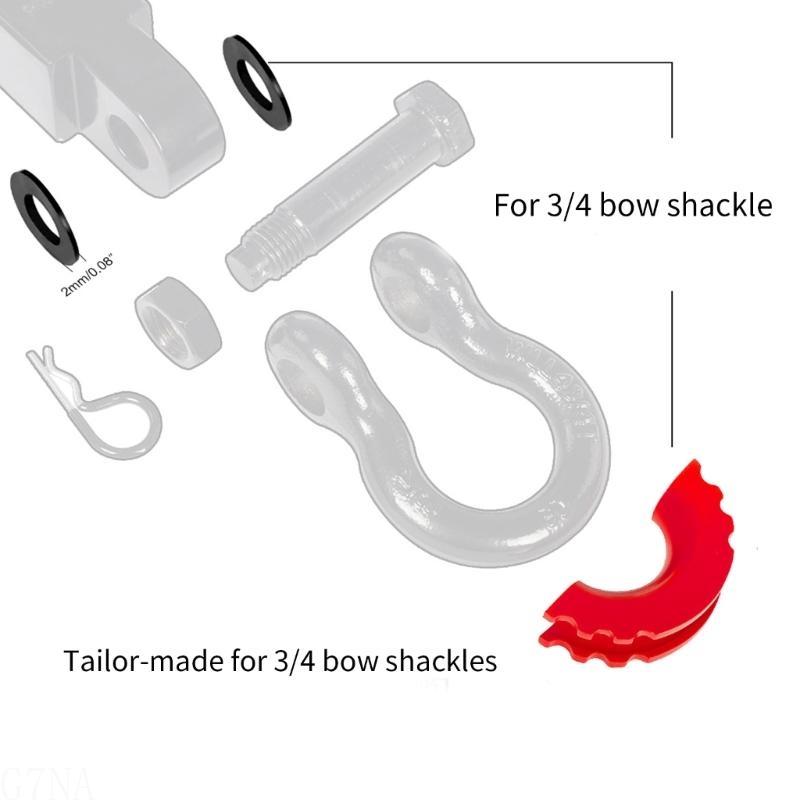 G7NA Shackle Isolator Upgraded - D Ring Shackle 3/4 recension och pris