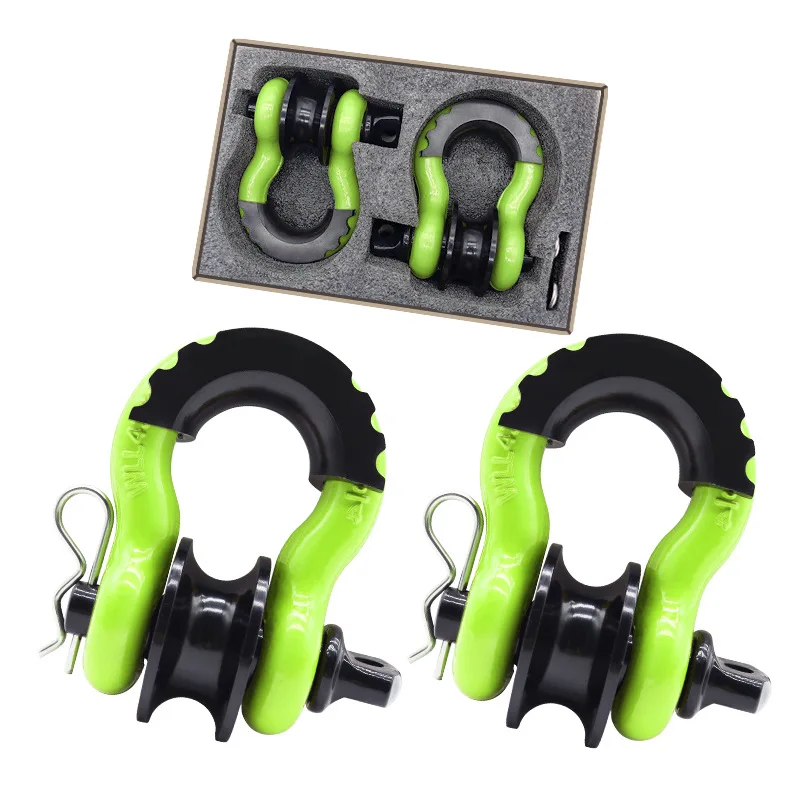 2PCS Snatch Block 4.7T 3/4