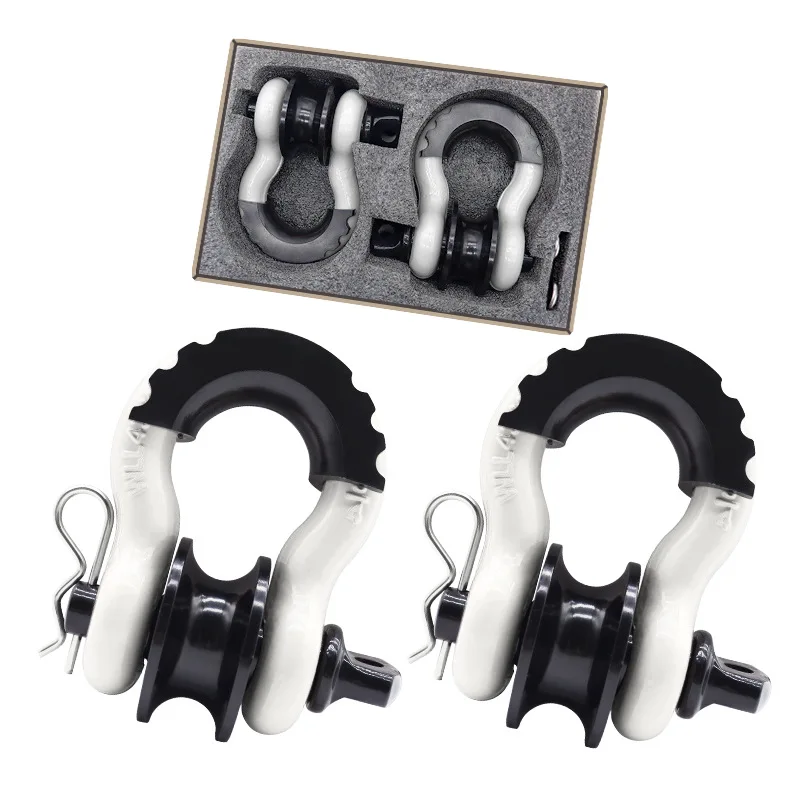 2PCS Snatch Block 4.7T 3/4