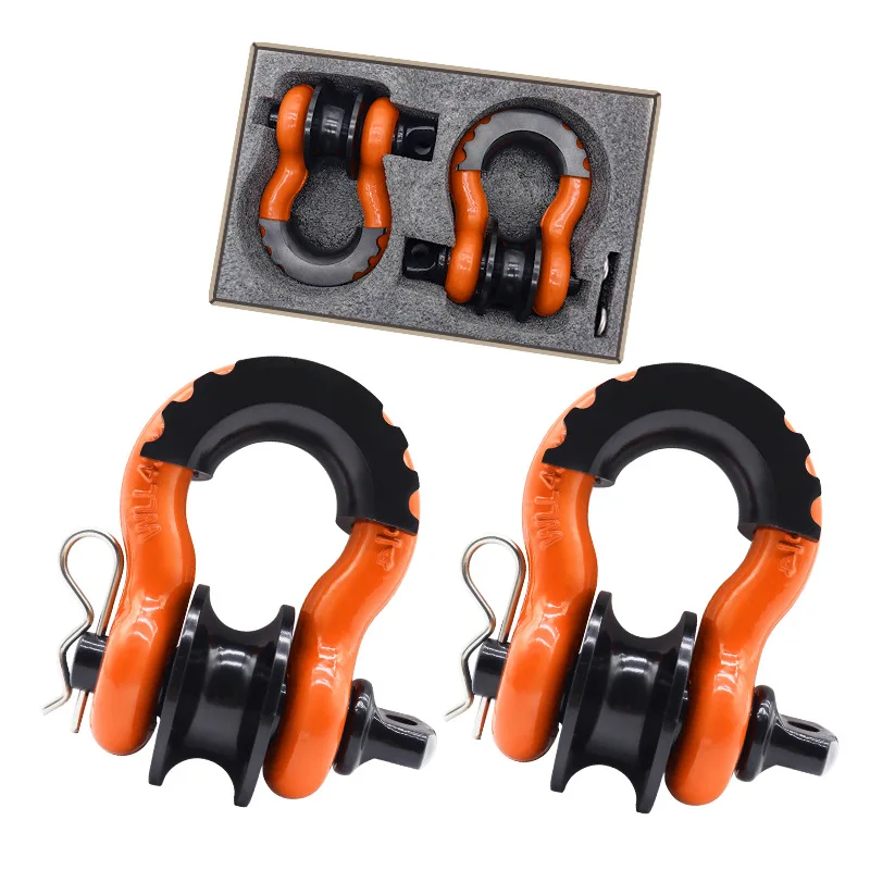 2PCS Snatch Block 4.7T 3/4