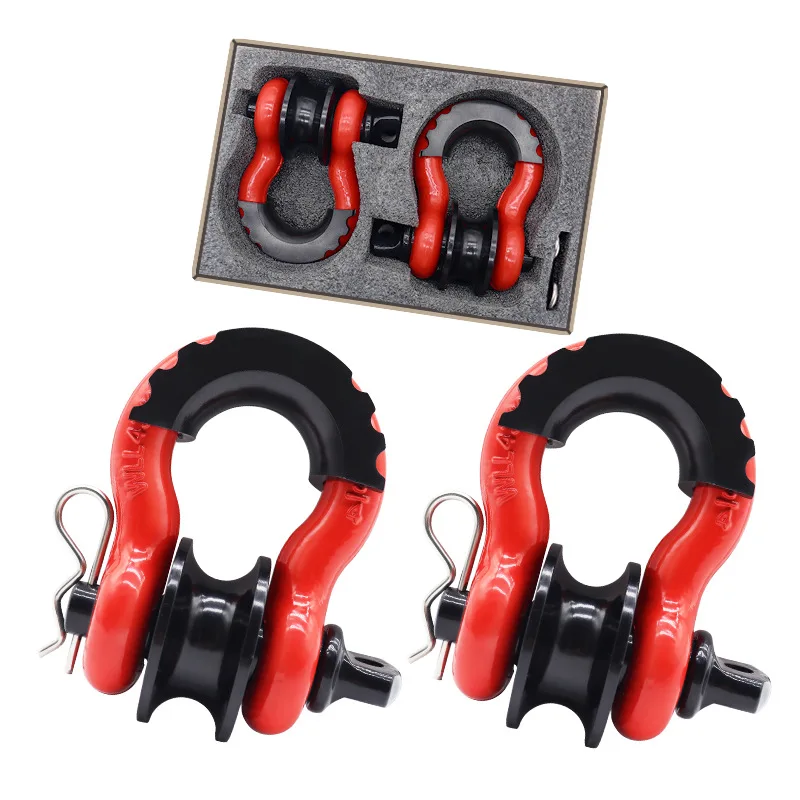 2PCS Snatch Block 4.7T 3/4