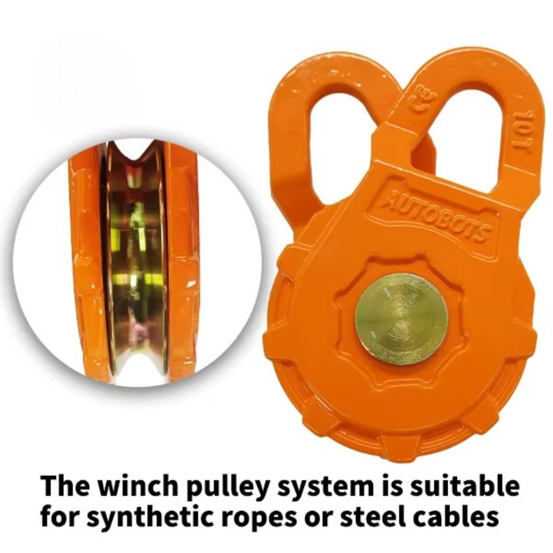 4*4 Heavy Duty Synthetic Rope  - Snatch Block Pulley 10 Ton recension och pris