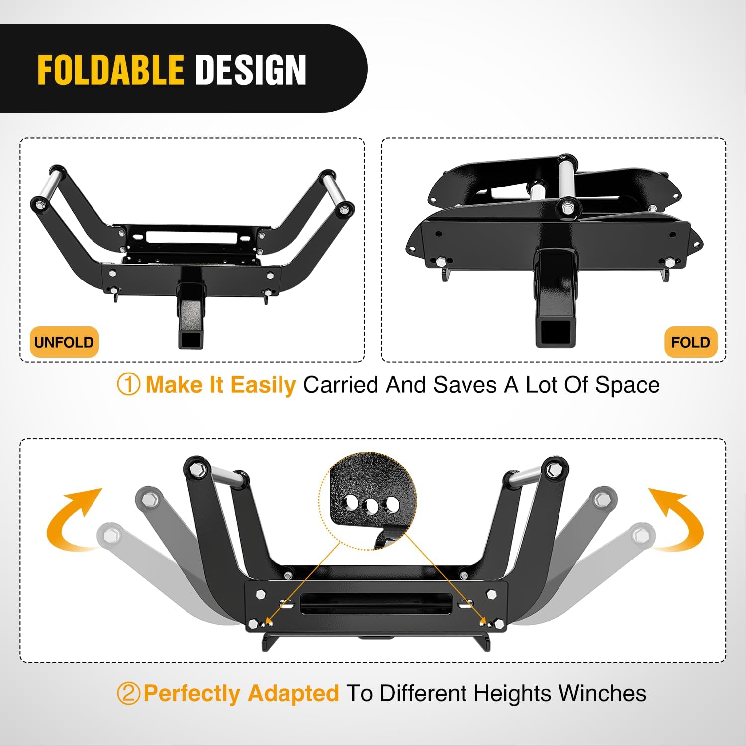 New Driver Recovery Products B - Winch Bumper Mount Plate recension och pris
