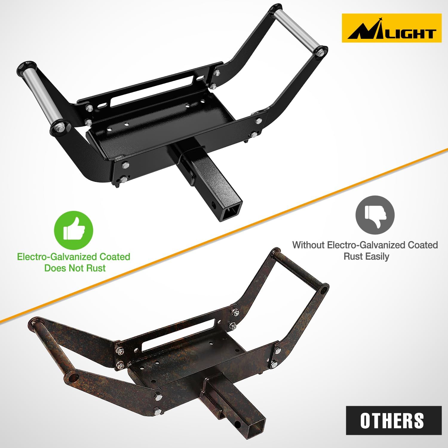 New Driver Recovery Products B - Winch Bumper Mount Plate recension och pris