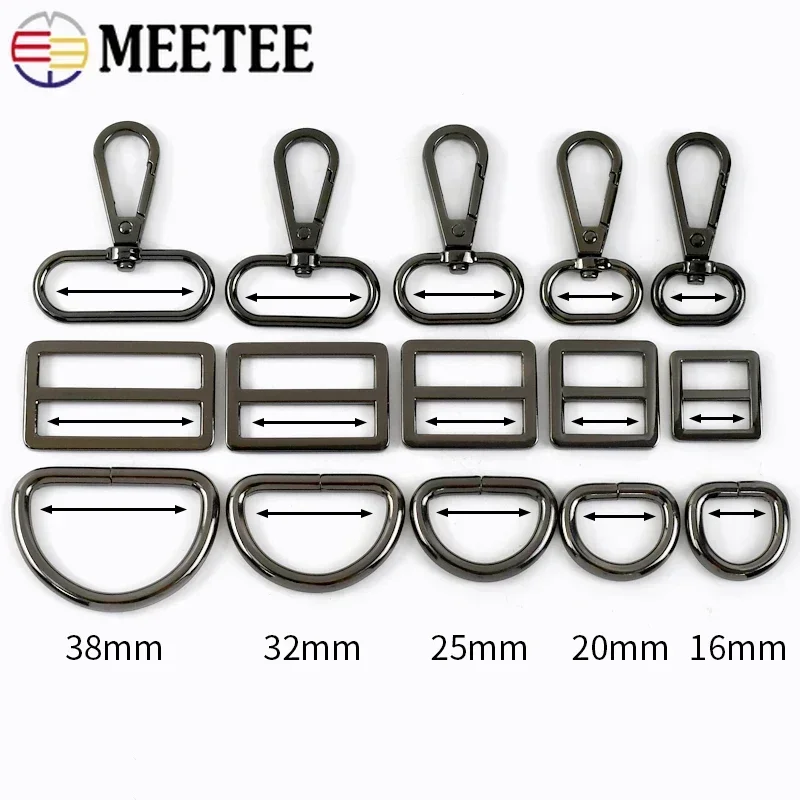 2/3Sets 16-38mm Bag Strap Lobs - D Ring Shackle 3/4 recension och pris