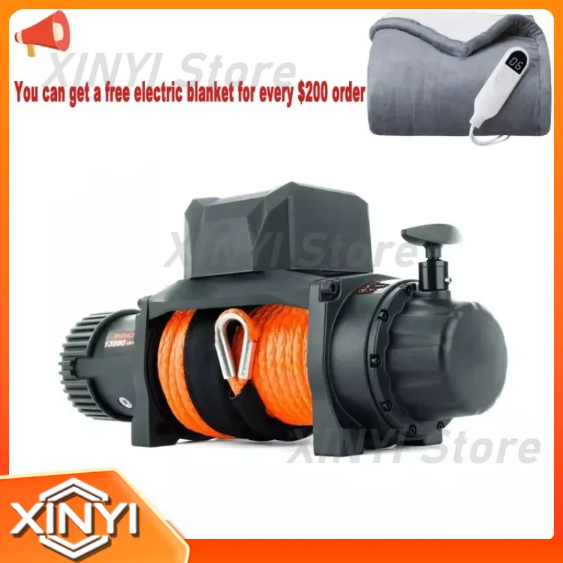 KOOD for 4x4 Recovery 24V Elec - Winch 12000Lb Synthetic Rope recension och pris
