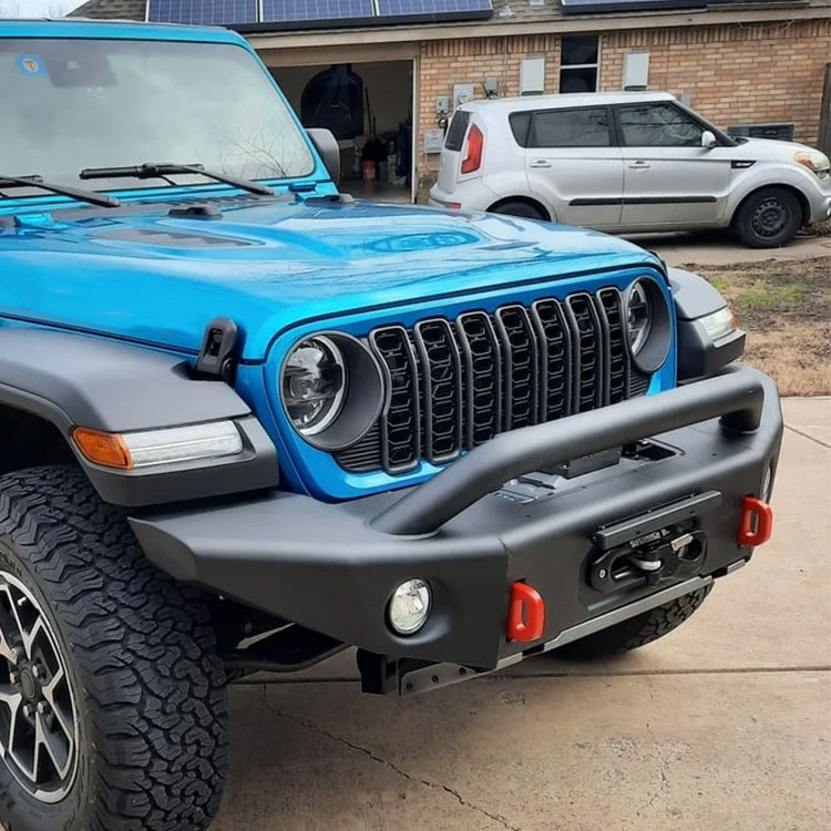 For Off-road Steel Black Sport - Winch Bumper Mount Plate recension och pris