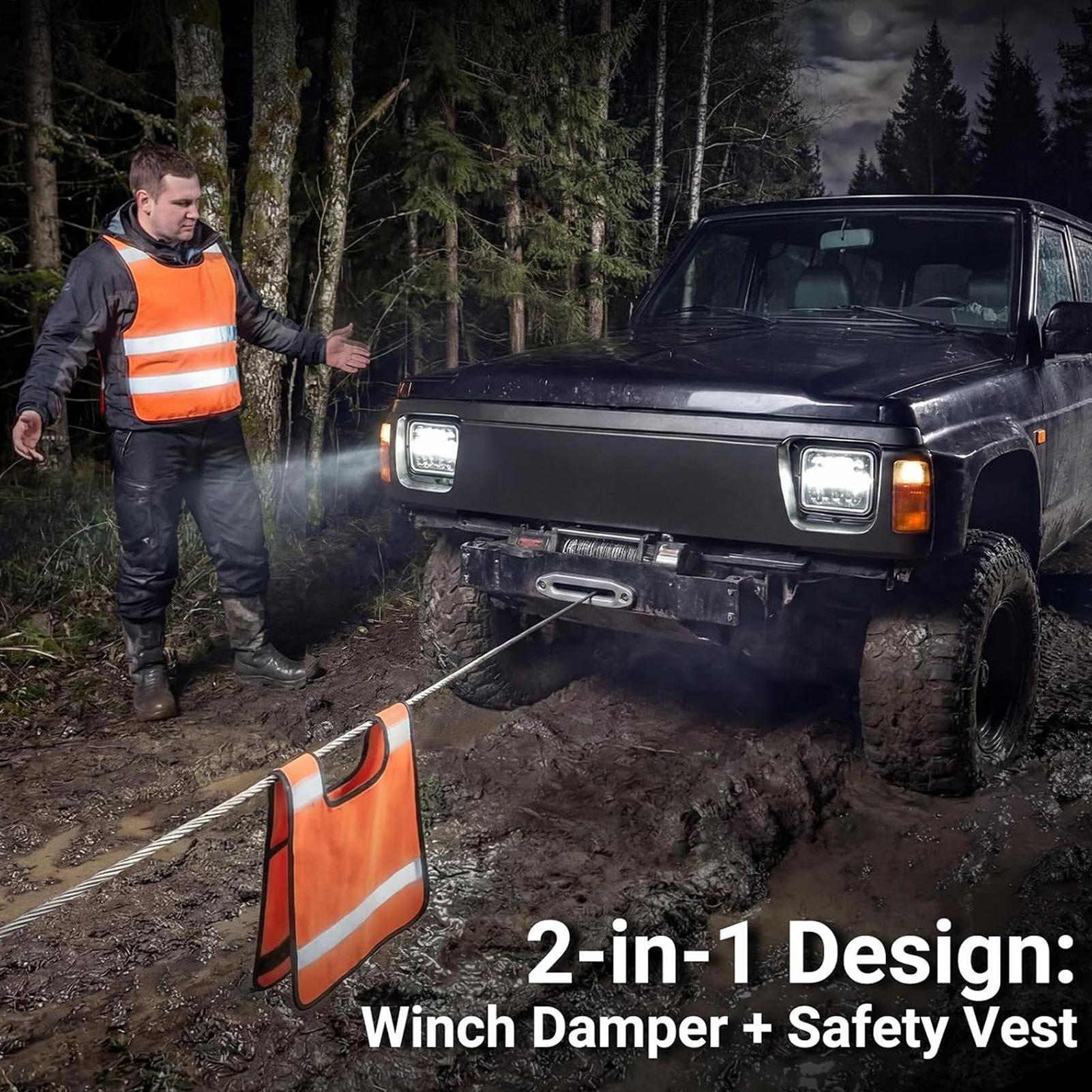 Winch Damper 2 Pieces Reflecti - Recovery Damper Blanket recension och pris