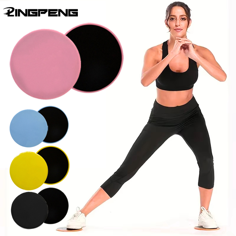2Pcs Fitness Sliding Discs Dua - Recovery Tracks Traction Boards recension och pris