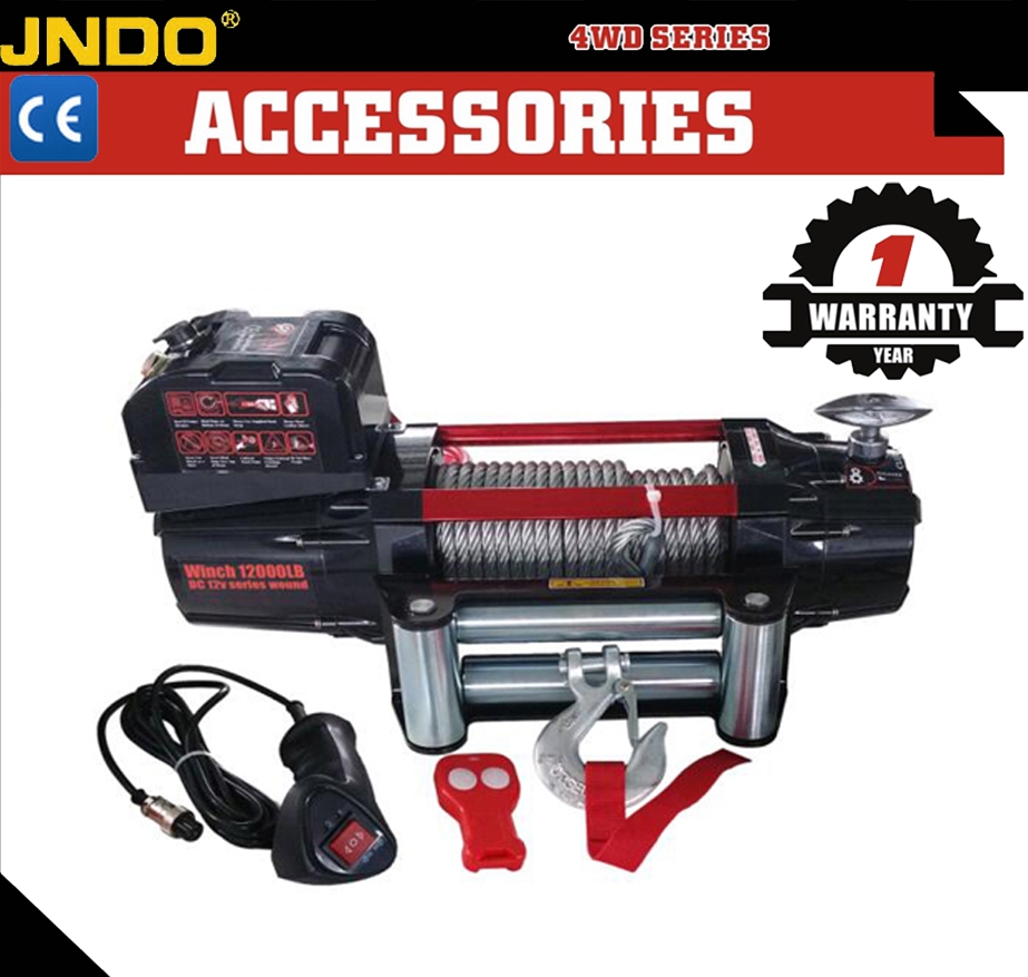 12000lb IP67 Pull Winches 12V  - Winch 12000Lb Synthetic Rope recension och pris