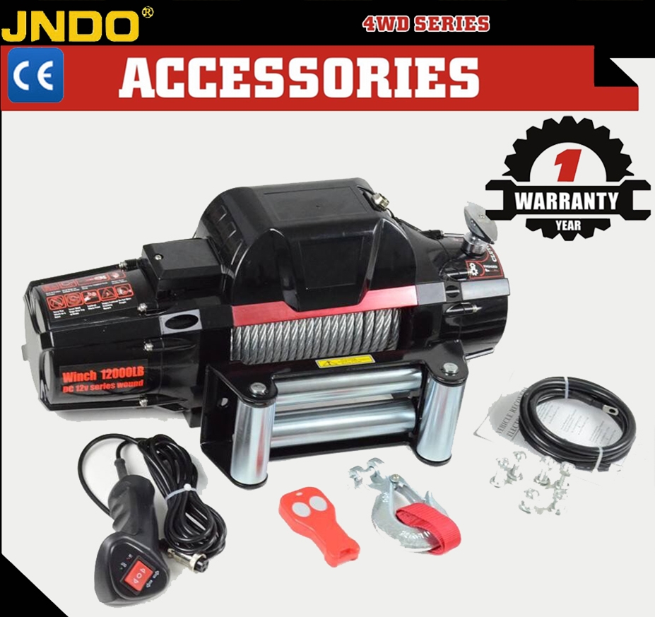 12000lb IP67 Pull Winches 12V  - Winch 12000Lb Synthetic Rope recension och pris