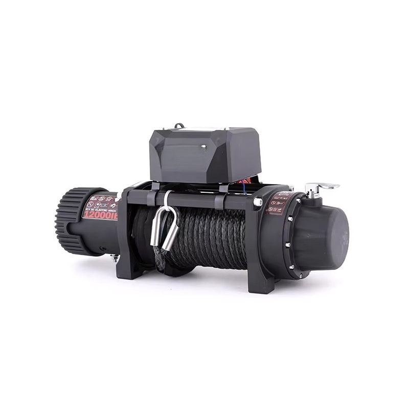 4x4 Offroad Car Bumper Winch 1 - Winch 12000Lb Synthetic Rope recension och pris