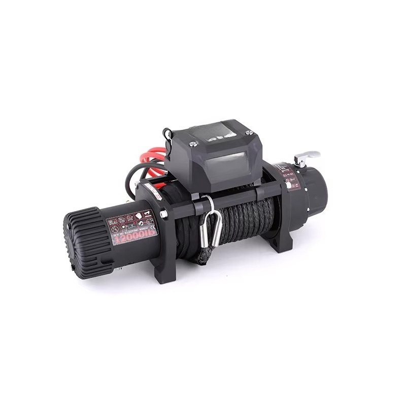 4x4 Offroad Car Bumper Winch 1 - Winch 12000Lb Synthetic Rope recension och pris