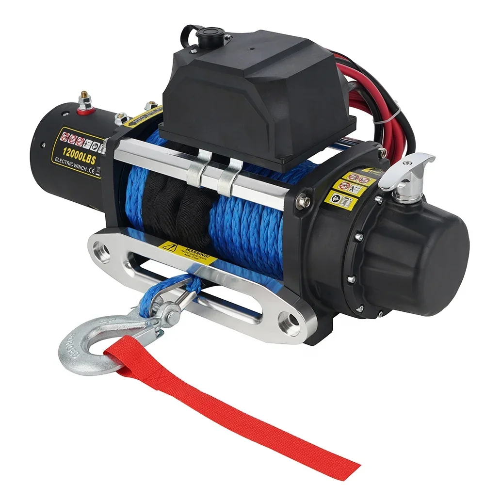 Waterproof IP 67 12000lb 12V 4 - Winch 12000Lb Synthetic Rope recension och pris